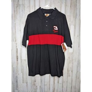 Dale Earnhardt Sr. Winner's Circle Polo Size Large New with‎ Tags - Black GM